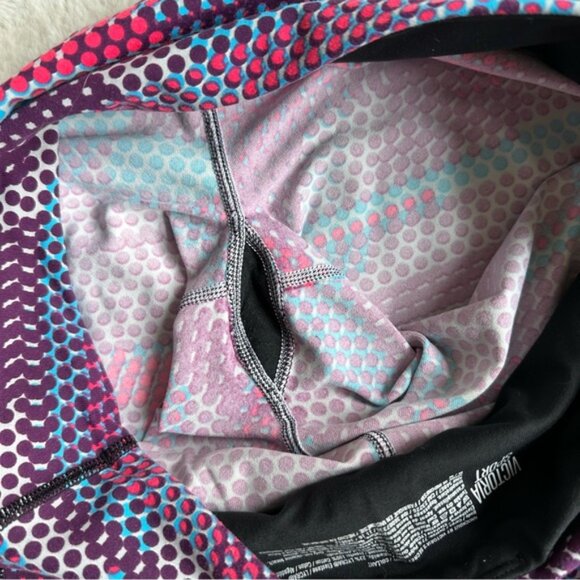 Victoria's Secret Sport | Purple Polka Dot Knockout Tight Leggings | Size Medium - Picture 6 of 12